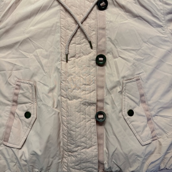 Sam Edelman Pink‎ Hooded Bomber Jacket with Faux Fur Trim NEW Large - Picture 5 of 10